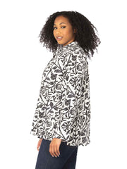 Tianello Tencel print "Batik""Alejandra" Blouse-Wash