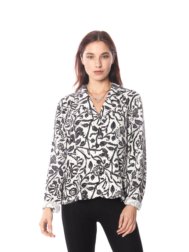 Tianello TENCEL "French Batik" "Penelope" Blouse-Wash
