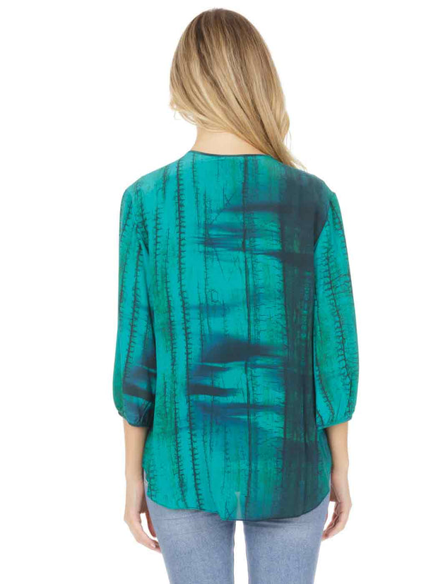 Washable Silk Teylyne Blouse-Acapulco