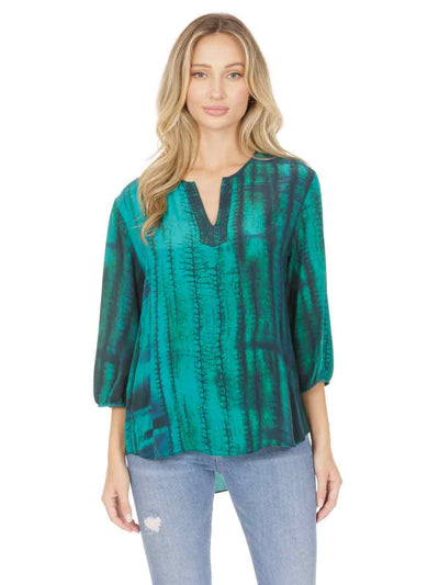 Washable Silk Teylyne Blouse-Acapulco
