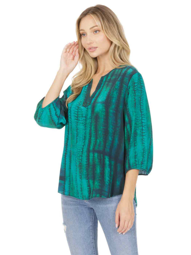 Washable Silk Teylyne Blouse-Acapulco