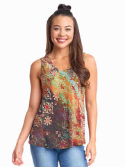 Tianello "Bijou" Washable Silk Erika Tank-WASH