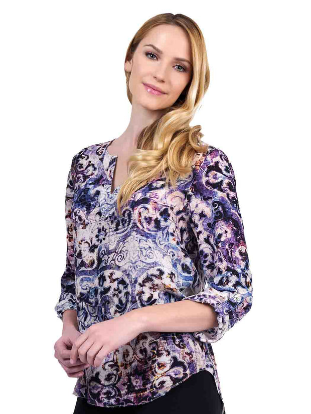 Tianello Bhakti Washable Silk Avlyne Blouse-Lyche