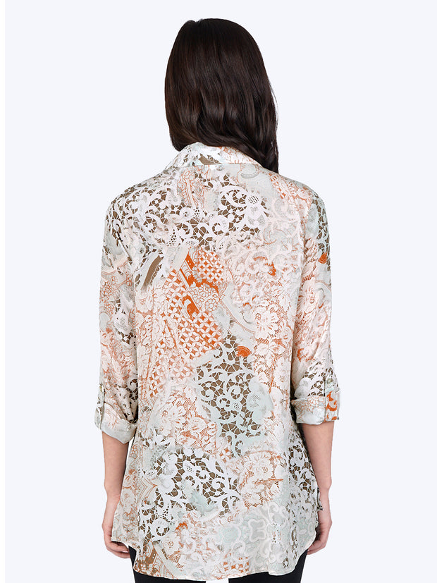 Tianello Basso Washable Silk Loving Blouse-Wash