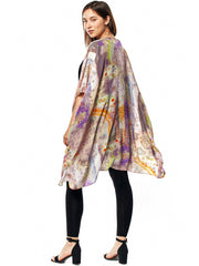 Tianello Cecilia Washable Silk Zen Robe-Wash