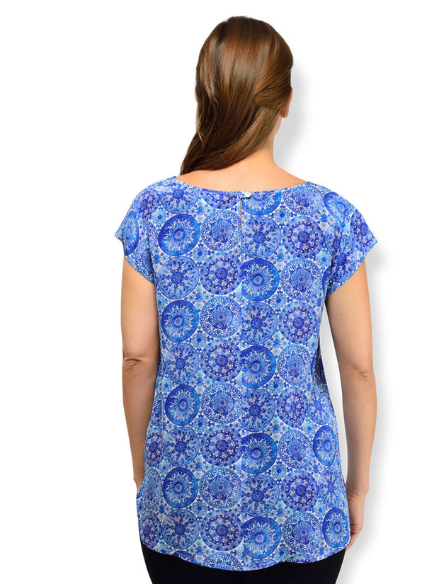 Tianello “China” Washable Silk Ellie Blouse-WashWash