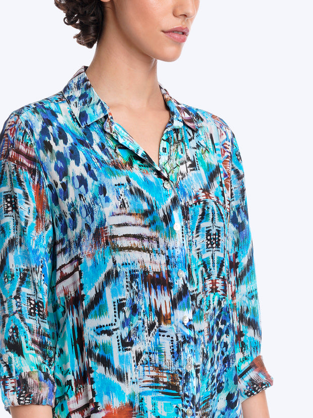 Tianello Edena Washable Silk "Loving" Blouse-Wash