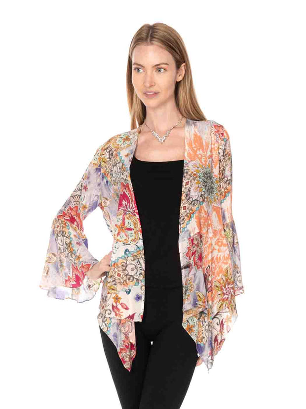  Tianello "Felina"  Washable Silk  "Kai" Kimono-Wash