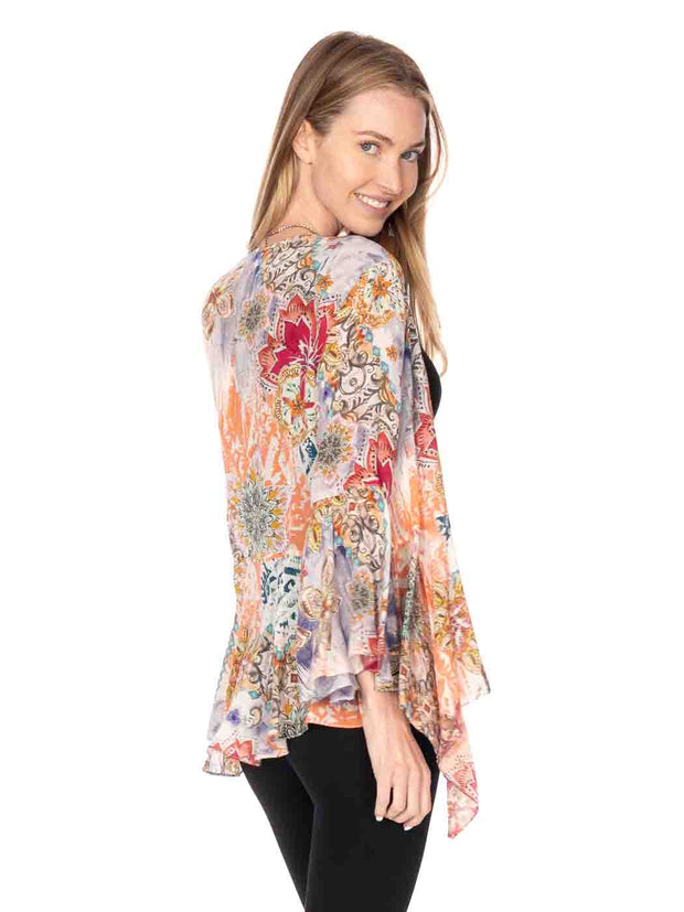  Tianello "Felina"  Washable Silk  "Kai" Kimono-Wash