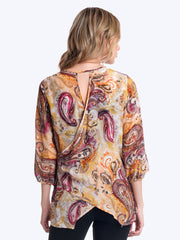 Tianello Medina Washable Silk "Bree" Blouse -Wash
