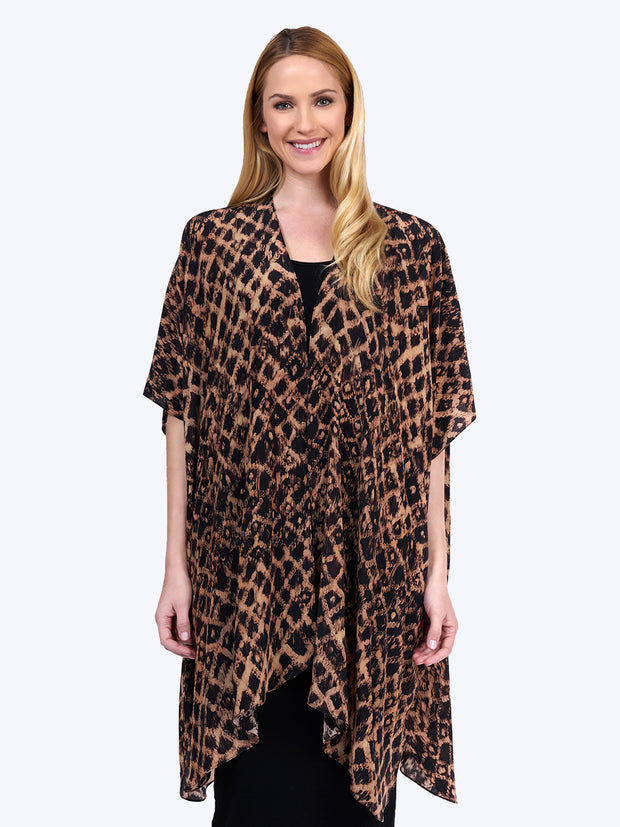 Tianello "Oakley"  Print Washable Silk "Zen Robe"-Wash