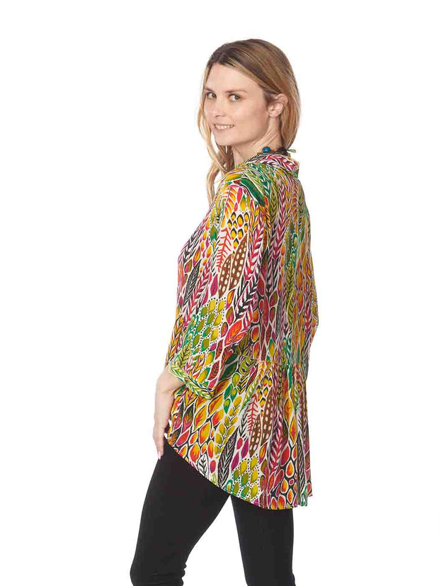 Tianello "Parimore" Print  Washable Silk "SuDyne"  Blouse-Wash