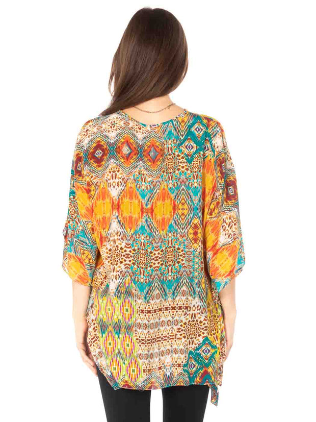 Tianello "Starry Night" Washable Silk "Ceravé" Kaftan-Wash