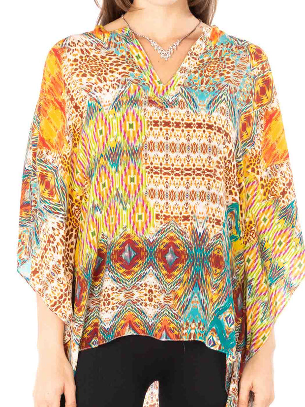 Tianello "Starry Night" Washable Silk "Ceravé" Kaftan-Wash