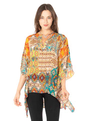 Tianello "Starry Night" Washable Silk "Ceravé" Kaftan-Wash