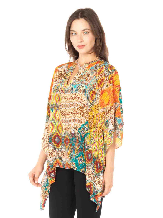 Tianello "Starry Night" Washable Silk "Ceravé" Kaftan-Wash