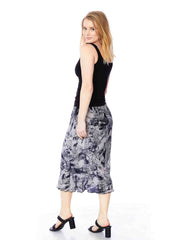  Tianello "Very Tiki" Washable Silk "Tulip" Skirt-POWDER