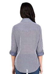 Tianello"Raya" Washable Silk-Cotton Savoir Blouse