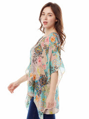 Tianello "Zetta" Print Washable Silk "Ceravé Kaftan"