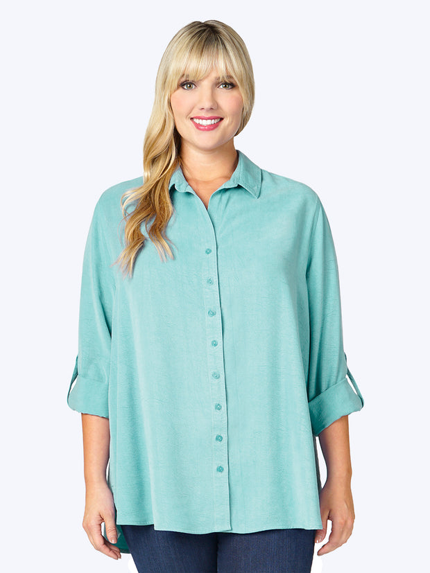 Tianello TENCEL™ Plus Sized "Loving" Blouse-Bisbee