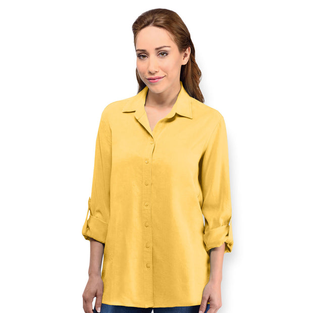 Tianello TENCEL™ "Loving" Blouse-Creamy Yellow