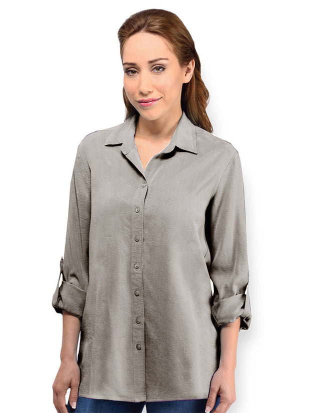Tianello TENCEL™ "Loving" Blouse-Slate
