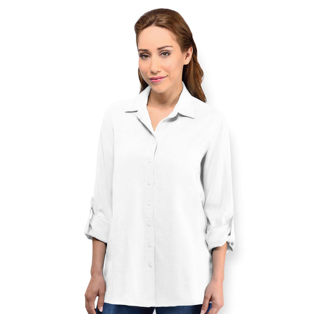 Tianello TENCEL™ "Loving" Blouse-White