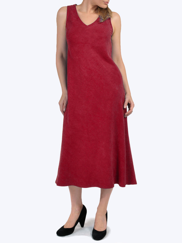 Tianello TENCEL™ Erika Tank Dress-Pomegranate