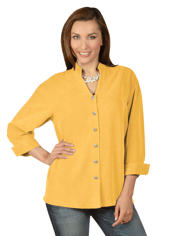 Tianello  TENCEL™ Taipei Blouse-Nectar