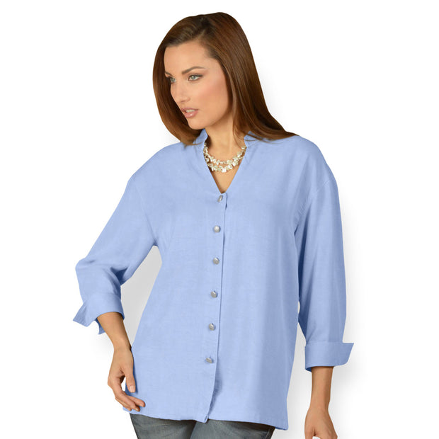 Tianello TENCEL™ Taipei Blouse-Periwinkle