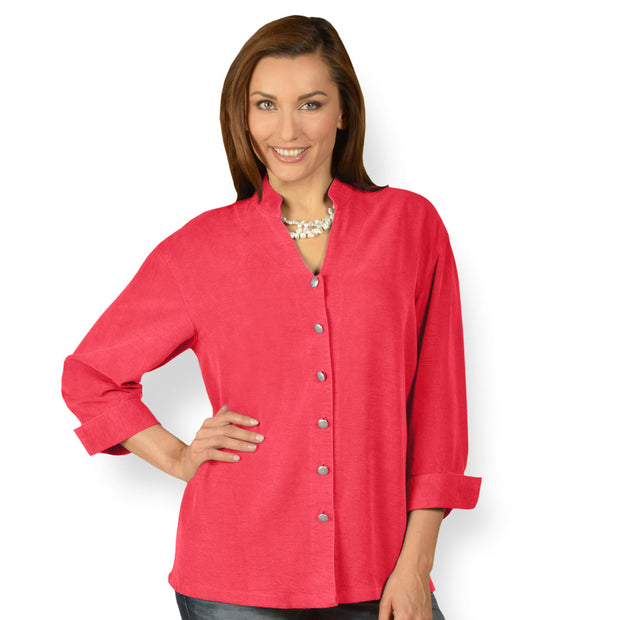 Tianello TENCEL™ "Taipei" Blouse-Velvet PInk