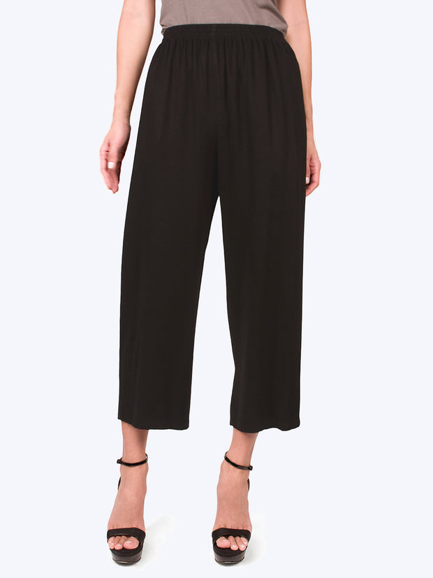 Tianello TENCEL™ Flood Pant-Black