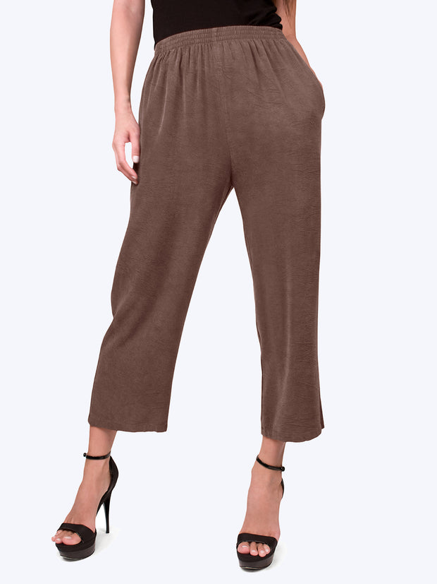 Tianello TENCEL™ Flood Pant-Expresso