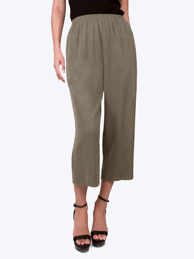 Tianello TENCEL™ Flood Pant--Moss