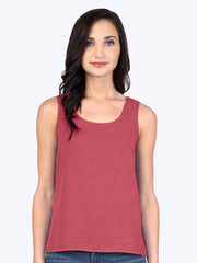 TENCEL™ Crop Tank-Vintage Rose