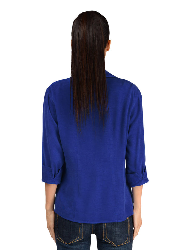 TIANELLO TENCEL™ "Suzy"  BlouseElectric Blue