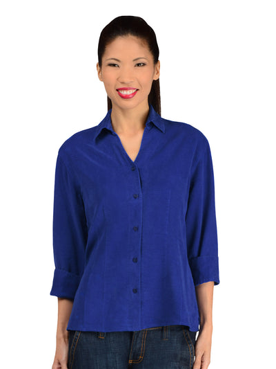 TIANELLO TENCEL™ "Suzy"  Blouse-Electric Blue