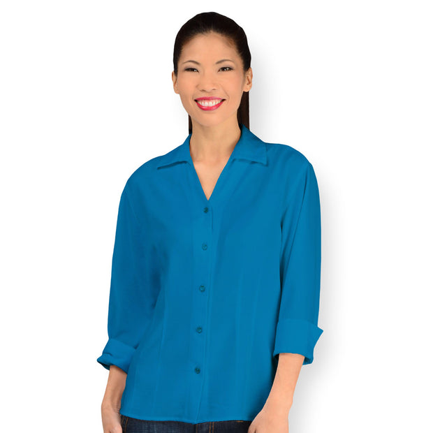 TIANELLO TENCEL™ "Suzy"  Blouse-Anage Blue