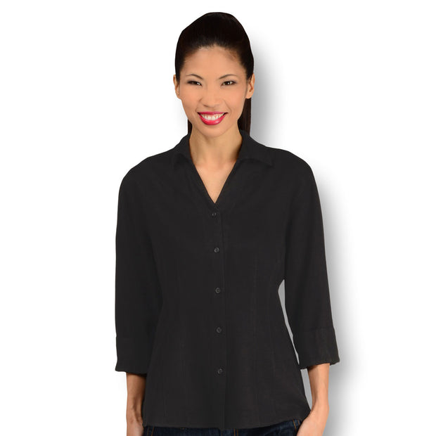 TIANELLO TENCEL™ "Suzy"  Blouse-Black