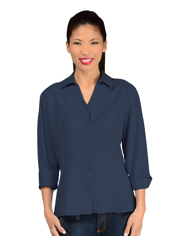 TIANELLO TENCEL™ "Suzy"  Blouse-Cobalt Blue