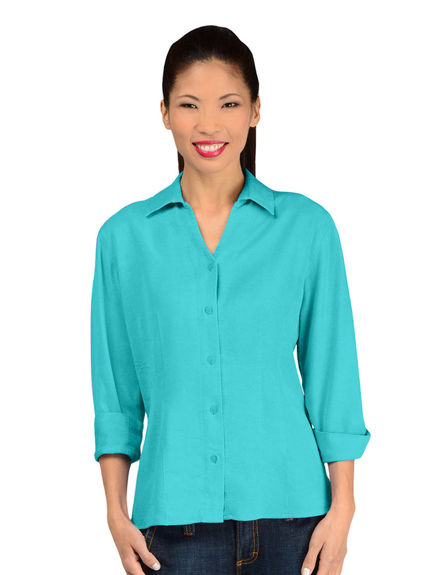 TIANELLO TENCEL™ "Suzy"  Blouse-Glass Blue