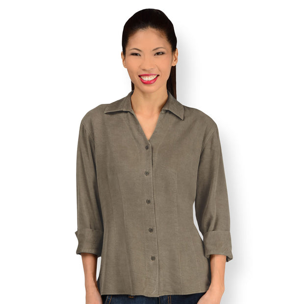 TIANELLO TENCEL™ "Suzy"  Blouse-Moss