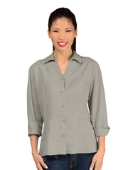 TIANELLO TENCEL™ "Suzy"  Blouse-Slate