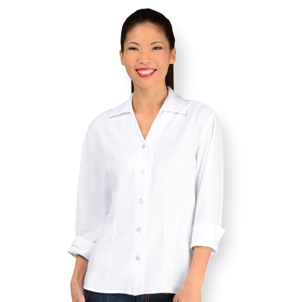 TIANELLO TENCEL™ "Suzy"  Blouse-White