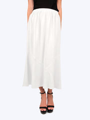 Tianello TENCEL™ Panel Skirt-White