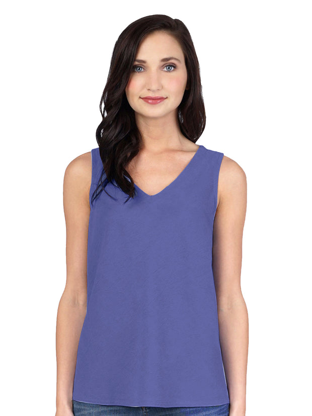 TENCEL™ Erika Bias Tank Top-Sapphire