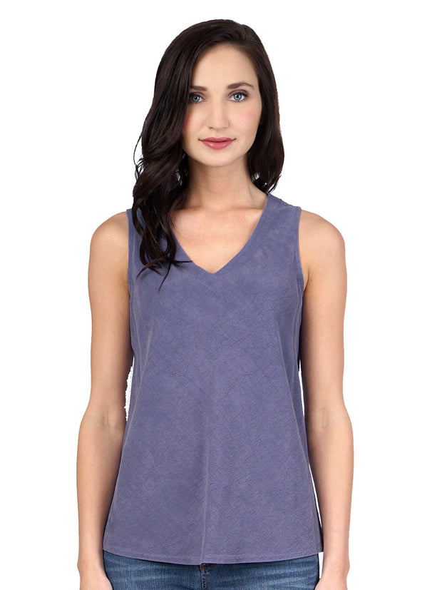 TENCEL™ Erika Bias Tank Top-Dusty Lilac