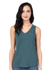 Tianello Plus sized TENCEL™ Erika Bias Tank-Veracruz