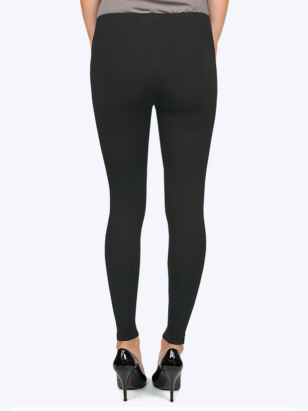 Tianello TENCEL™ "Whisper" Knit Classic Legging-Black