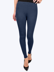 Tianello TENCEL™ "Whisper" Knit Classic Legging-Cobalt